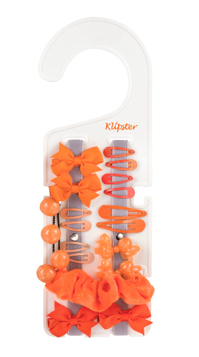 Classic Klipster Hair Accessories Organizers is double-sided, compact, lightweight, and holds hair bows, hair clips, scrunchies, hair ties, and more.